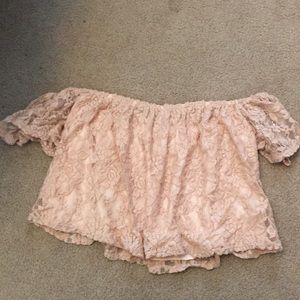 Off the shoulder top